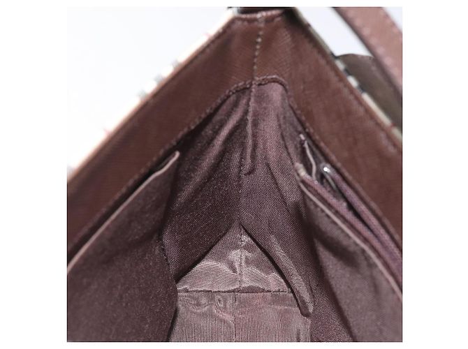 Burberry Nova Check Schultertasche aus Canvas Beige Silber Authentisch BD069 - Ansicht 20