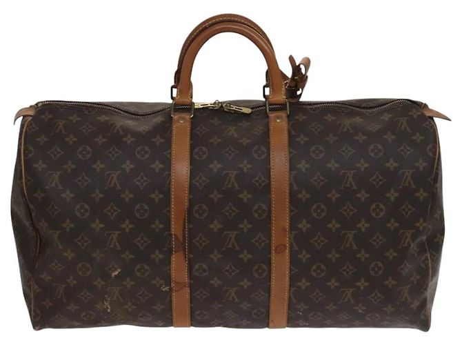 LOUIS VUITTON Monogram Keepall 55 Borsa Boston M41424 LV Auth EC040 Monogramma - vista 2