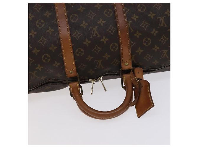 LOUIS VUITTON Monogram Keepall 55 Borsa Boston M41424 LV Auth EC040 Monogramma - vista 7
