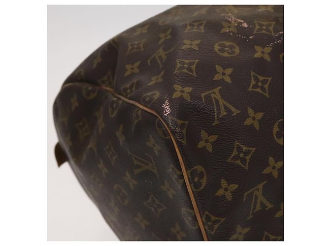 LOUIS VUITTON Monogram Keepall 55 Borsa Boston M41424 LV Auth EC040 Monogramma - vista 9