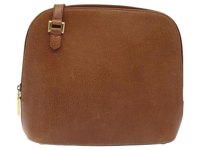 Borsa a Spalla Salvatore Ferragamo in Pelle Marrone Oro Auth bs22078 D'oro - vista 13