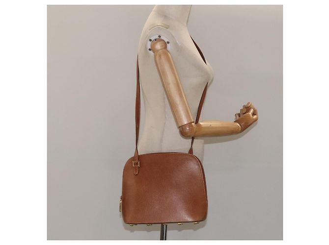 Borsa a Spalla Salvatore Ferragamo in Pelle Marrone Oro Auth bs22078 D'oro - vista 20