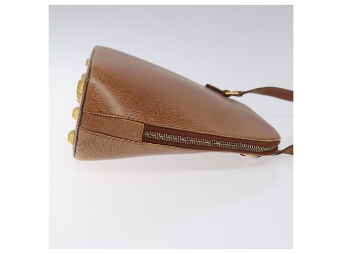 Borsa a Spalla Salvatore Ferragamo in Pelle Marrone Oro Auth bs22078 D'oro - vista 3
