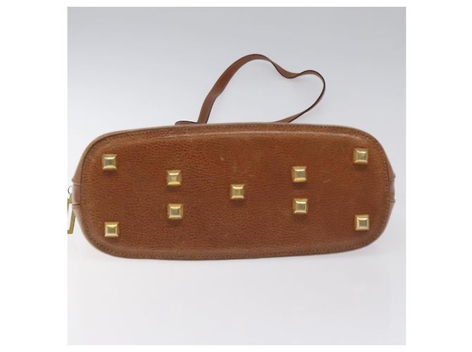 Borsa a Spalla Salvatore Ferragamo in Pelle Marrone Oro Auth bs22078 D'oro - vista 5