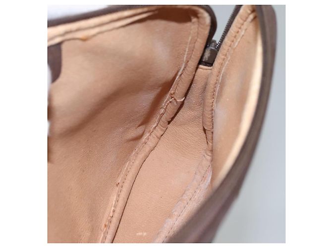 Sac à épaule GUCCI GG Supreme PVC Beige Marron or 97 02 068 Auth ep7562 Doré - vue 20