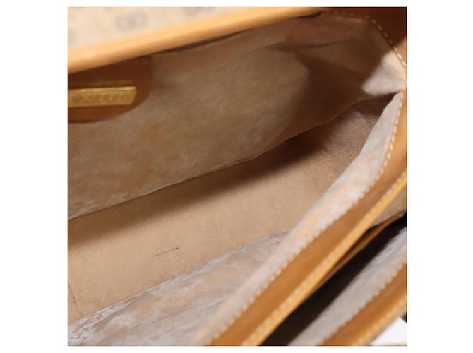 GUCCI Micro GG Supreme Handtasche aus PVC-Leder Beige Gold 000 984 4857 Auth ep7571 Golden - Ansicht 19
