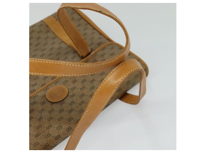 GUCCI Micro GG Supreme Handtasche aus PVC-Leder Beige Gold 000 984 4857 Auth ep7571 Golden - Ansicht 7
