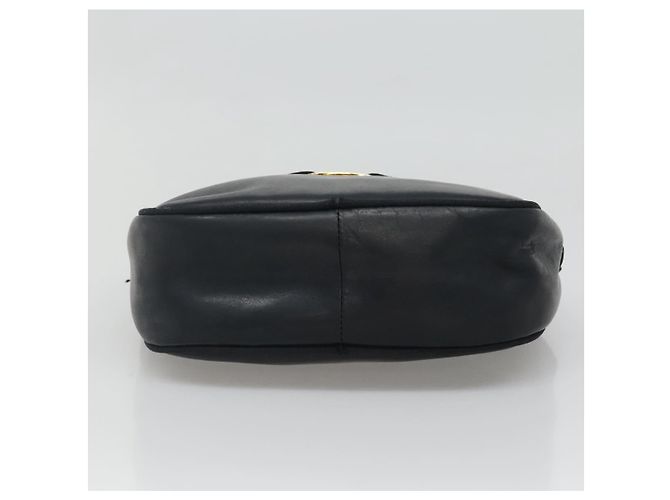 Borsa a Spalla Vala in Pelle Blu Navy Oro di Salvatore Ferragamo Auth bs22996 D'oro - vista 5
