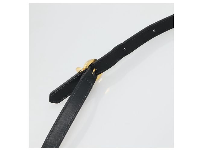 Borsa a Spalla Vala in Pelle Blu Navy Oro di Salvatore Ferragamo Auth bs22996 D'oro - vista 8