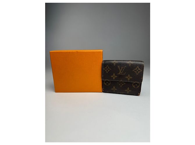 Vintage Louis Vuitton Monogram Dauphine monogram leather wallet Brown - view 2