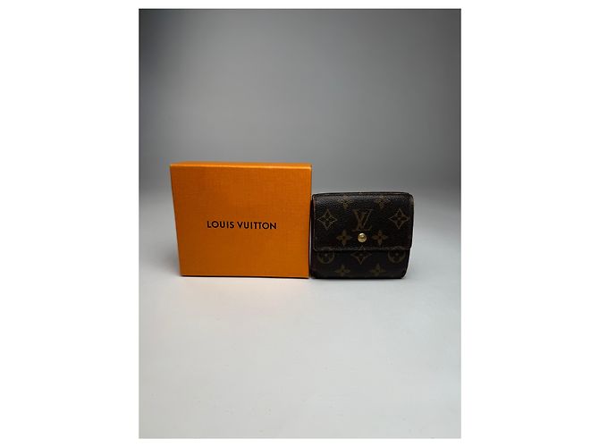 Vintage Louis Vuitton Monogram Dauphine monogram leather wallet Brown - view 5