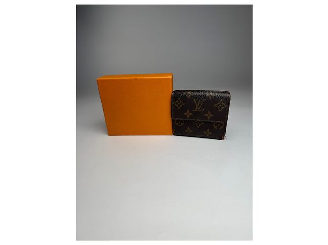 Vintage Louis Vuitton Monogram Dauphine monogram leather wallet Brown - view 6