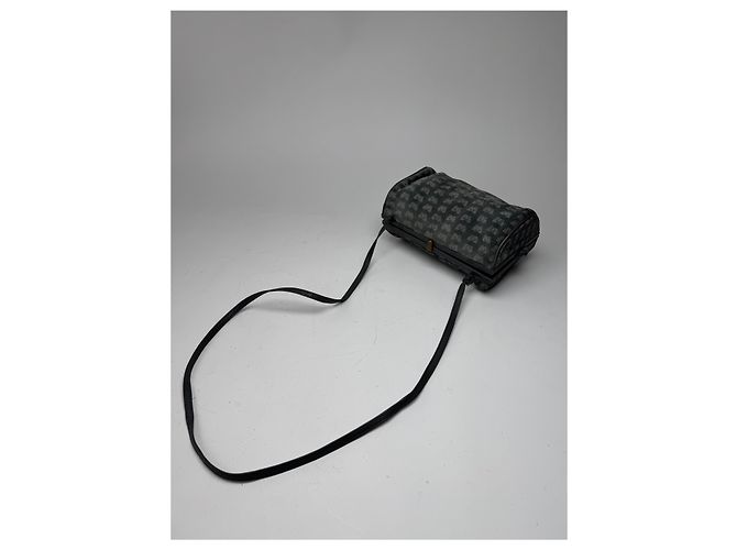 Jodie Vintage Bottega Veneta Wildleder Monogramm Tasche Grau - Ansicht 6
