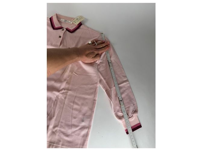 Pull vintage Balenciaga M rose avec étiquette - vue 10
