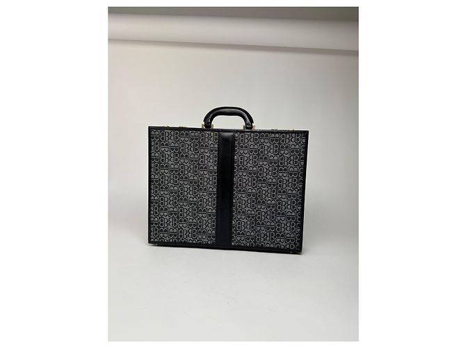 Valise Monogram Balenciaga Vintage des années 70 Noir - vue 12