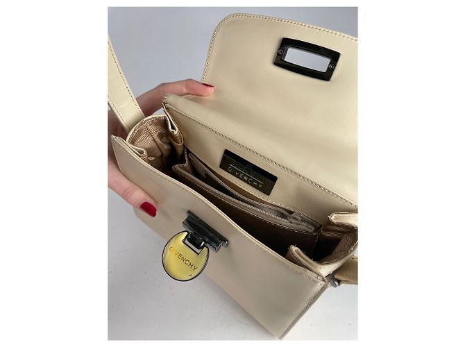 Vintage Givenchy Antigona Leder Tasche beige - Ansicht 14