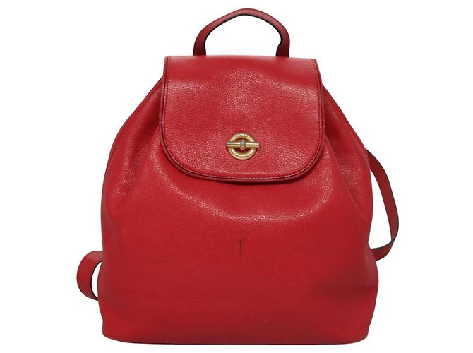 Céline Zaino in pelle rosso oro Auth 109813 D'oro - vista 13