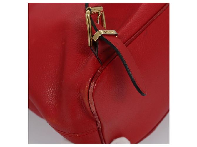 Céline Zaino in pelle rosso oro Auth 109813 D'oro - vista 17
