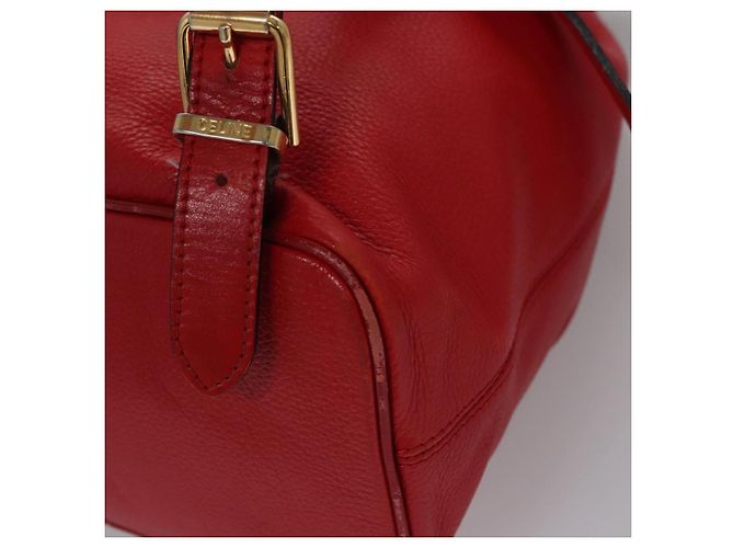 Céline Zaino in pelle rosso oro Auth 109813 D'oro - vista 18