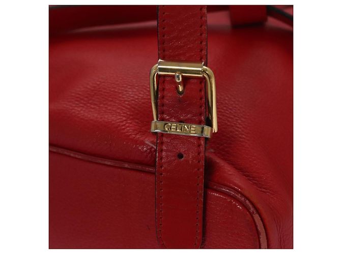 Céline Zaino in pelle rosso oro Auth 109813 D'oro - vista 19