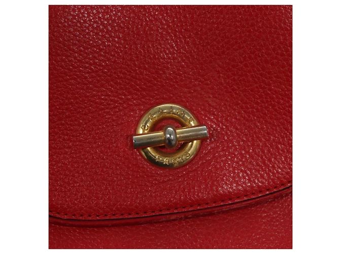 Céline Zaino in pelle rosso oro Auth 109813 D'oro - vista 20