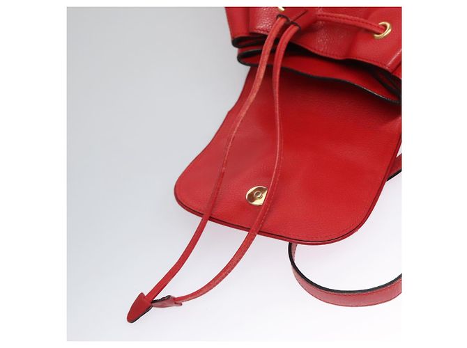 Céline Zaino in pelle rosso oro Auth 109813 D'oro - vista 21