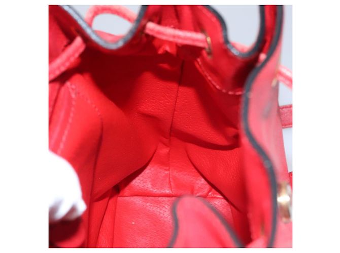 Céline Zaino in pelle rosso oro Auth 109813 D'oro - vista 26