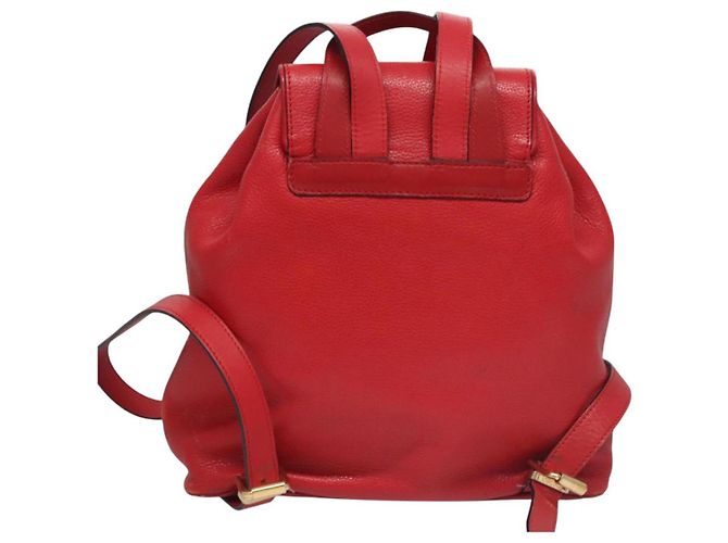 Céline Zaino in pelle rosso oro Auth 109813 D'oro - vista 3