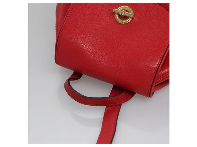 Céline Zaino in pelle rosso oro Auth 109813 D'oro - vista 7