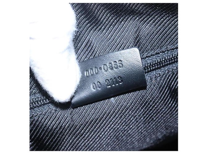 Borsa Tote in Canvas GG GUCCI Outlet Nero Oro 000 0855 00 2113 Auth am7878 - vista 11