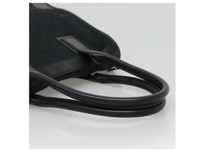 Borsa Tote in Canvas GG GUCCI Outlet Nero Oro 000 0855 00 2113 Auth am7878 - vista 7