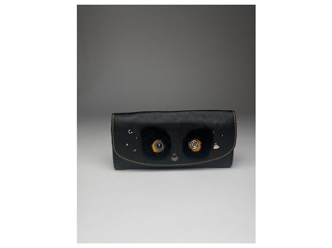 Vintage Coach Leather Wallet Black - view 10