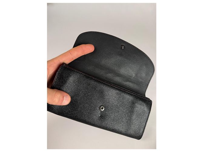 Vintage Coach Leather Wallet Black - view 3