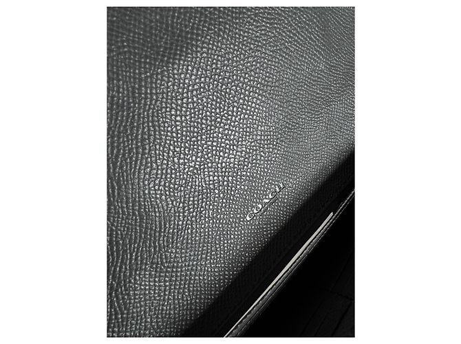 Vintage Coach Leather Wallet Black - view 5