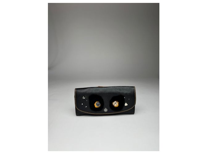 Vintage Coach Leather Wallet Black - view 6