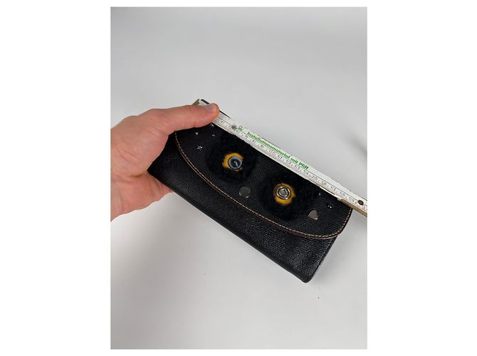 Vintage Coach Leather Wallet Black - view 8