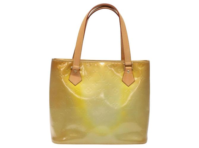 LOUIS VUITTON Monogram Vernis Houston Bolsa de Mão Cinza M91053 LV Auth bs22716 - vista 13