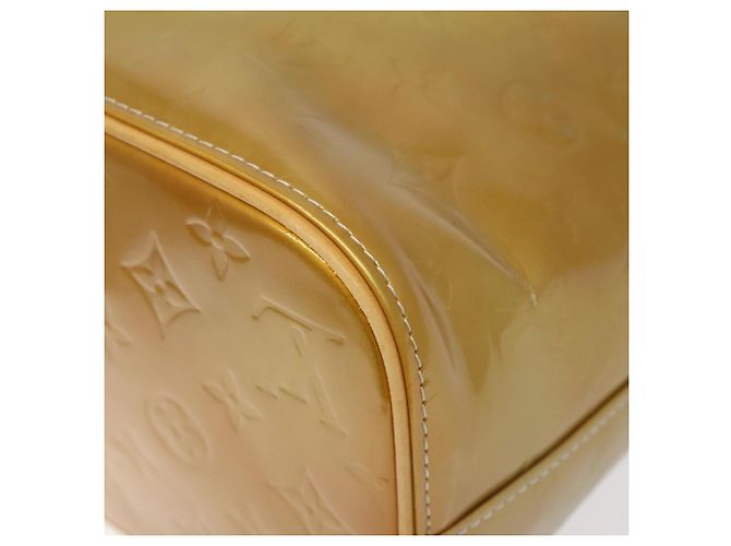 LOUIS VUITTON Monogram Vernis Houston Bolsa de Mão Cinza M91053 LV Auth bs22716 - vista 15