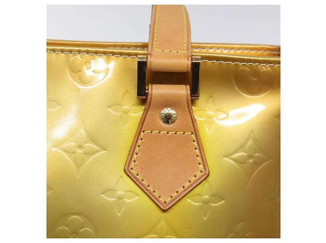 LOUIS VUITTON Monogram Vernis Houston Bolsa de Mão Cinza M91053 LV Auth bs22716 - vista 17