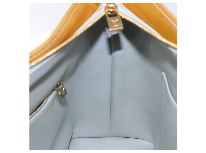 LOUIS VUITTON Monogram Vernis Houston Bolsa de Mão Cinza M91053 LV Auth bs22716 - vista 19