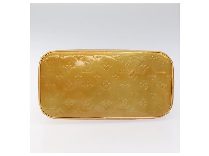 LOUIS VUITTON Monogram Vernis Houston Bolsa de Mão Cinza M91053 LV Auth bs22716 - vista 5