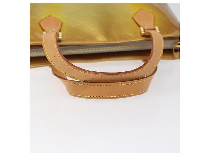 LOUIS VUITTON Monogram Vernis Houston Bolsa de Mão Cinza M91053 LV Auth bs22716 - vista 7