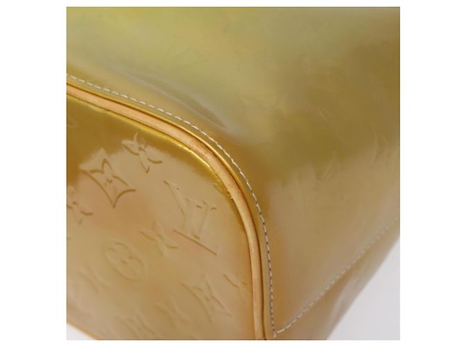 LOUIS VUITTON Monogram Vernis Houston Bolsa de Mão Cinza M91053 LV Auth bs22716 - vista 9