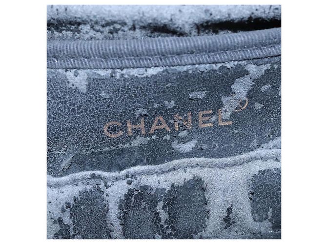 CHANEL COCO Marca Pochette Vanity Pelle Caviar Nera Oro CC Auth yk17517 Nero D'oro - vista 18