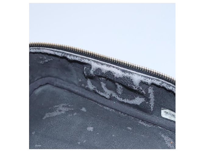 CHANEL COCO Marca Pochette Vanity Pelle Caviar Nera Oro CC Auth yk17517 Nero D'oro - vista 21