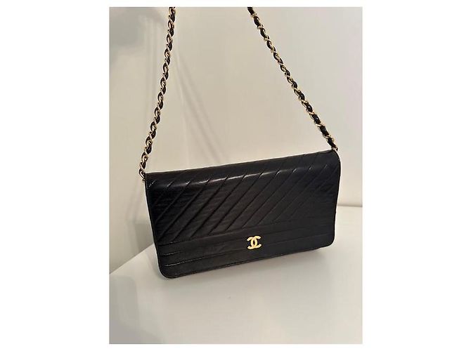 Timeless Chanel Classico senza tempo medio a zigzag Nero - vista 10