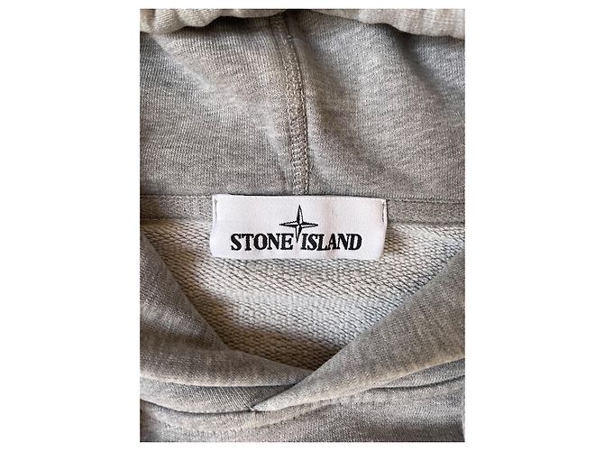 Stone Island Sudadera de piedra gris, talla L. - vista 8