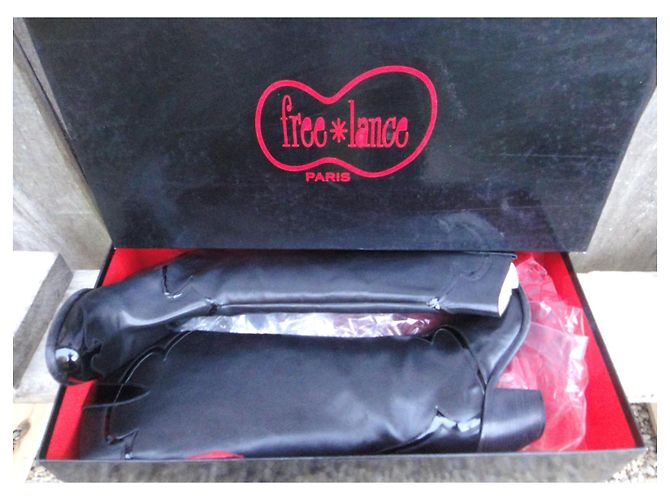 Botas Free Lance de cuero negro - vista 6