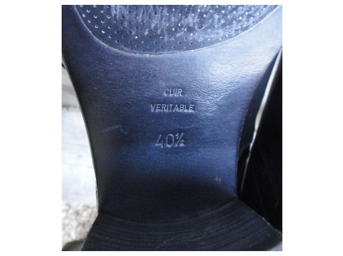 Botas Free Lance de cuero negro - vista 9