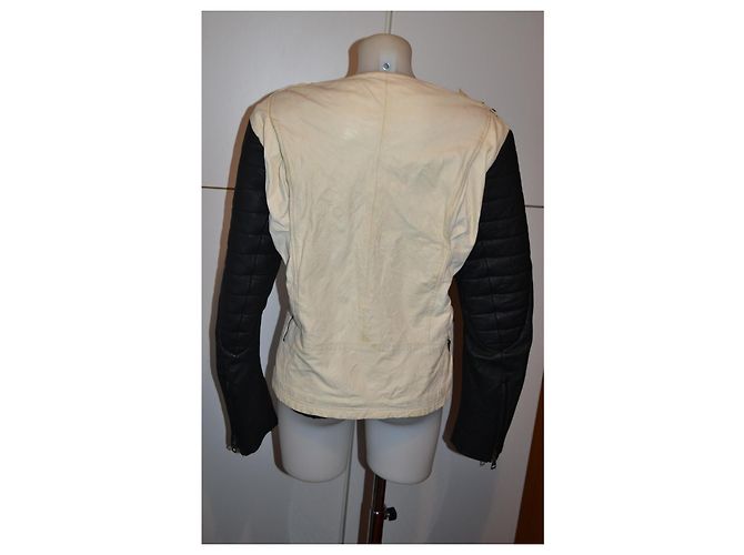 Costume National leather jacket - view 3